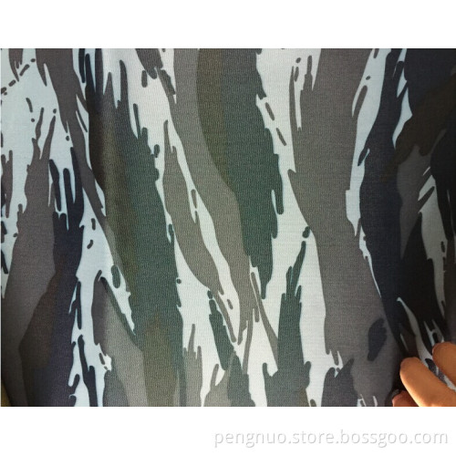 Oxford Fabric with Camouflage Design